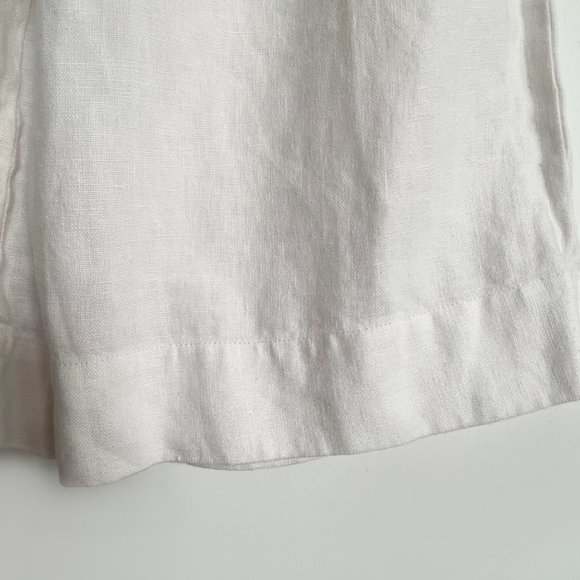 Elizabeth Suzann Florence Pant in Ivory Linen - Picture 4 of 7